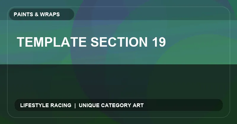 Template Section 19